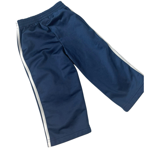 ADIDAS Baby Tricot Tracksuit Boys Size 18M Blue White Jacket Pants Kids Set - Picture 9 of 10